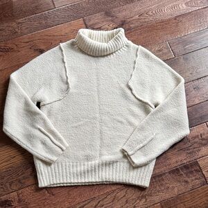 Turtleneck Sweater - Cream